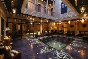 Riad & Spa Bindoo Marrakech: hammam, massages, and facials for ultimate relaxation.